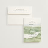 "The Vow" - Save the Dates in Meadow by Elly - Save the Date with Envelope