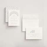 "Wild Roses" - Save the Dates in Powder Blue by Kristen Smith - Assembled