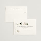 "Grace" - Save the Dates in Porcelain by Leah Bisch - FREE Recipient Addressing