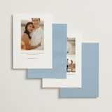 "Farm and Field" - Save the Dates in Sky Blue by Paper Sun Studio - Back of Card Options