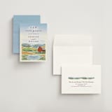 "Farm and Field" - Save the Dates in Sky Blue by Paper Sun Studio - Assembled