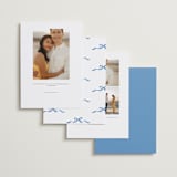 "Royal" - Save the Dates in Cobalt by Petra Kern - Back of Card Options