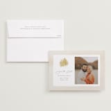 "Aspen" - Save the Dates in Natural by Robert and Stella - Save the Date with Envelope