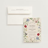 "Wild meadow" - Save the Dates in Elder Flower by Sarah Knight - Save the Date with Envelope