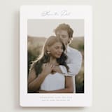 "Modern Air" - Save the Dates in Dusty Blue by Stacey Meacham - Front