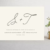 "Estate" - Save the Dates in Ivory by Kim Dietrich Elam - Front
