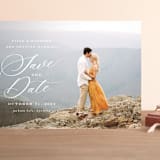 "smoky script" - Save the Dates in Snow by Sarah Curry - Front