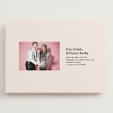 "Shindig" - Save the Dates in Cream by Annie Clark - Front