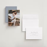 "Typographic Overlay" - Save the Dates in Veil by Brandy Folse - Assembled