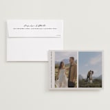"Diptych Photos" - Save the Dates in Stone by Becky Nimoy - Save the Date with Envelope