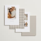 "Daisies" - Save the Dates in Ink by Wildfield Paper Co - Back of Card Options