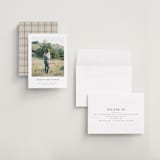 "Daisies" - Save the Dates in Ink by Wildfield Paper Co - Assembled