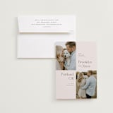 "Portland" - Save the Dates in Latte by Kristie Kern - Save the Date with Envelope