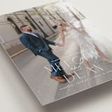 "Let's Walk Together" - Save the Dates in Frost by Kim Thoa - Detail