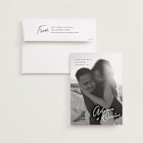 "Adriana" - Save the Dates in Cotton by Hooray Creative - Save the Date with Envelope