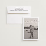 "Simple Details" - Save the Dates in Tuxedo by Pixel and Hank - Save the Date with Envelope
