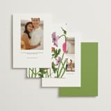 "Formal Florals" - Save the Dates in Classic by Bramble Studio - Back of Card Options