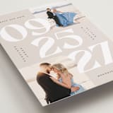 "Numerals" - Save the Dates in Latte by Owl and Toad - Detail