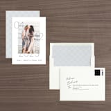 "Lucky Date" - Save the Dates in Snow by Simona Camp - Assembled