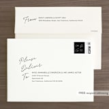 "Lucky Date" - Save the Dates in Snow by Simona Camp - FREE Recipient Addressing
