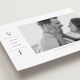 "Initial Attraction" - Save the Dates in Ebony by Kaydi Bishop - Detail