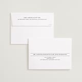 "Initial Attraction" - Save the Dates in Ebony by Kaydi Bishop - FREE Recipient Addressing