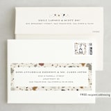 "Terrazzo" - Save the Dates in stone by Amy Payne - FREE Recipient Addressing