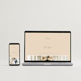 "Beautifully Scripted" - Save the Dates in Evergreen by Hooray Creative - FREE Wedding Website