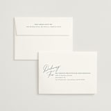 "Beautifully Scripted" - Save the Dates in Evergreen by Hooray Creative - FREE Recipient Addressing