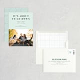 "About To Go Down" - Save the Dates in Mint by Stephanie Given - Assembled