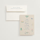 "Dining" - Save the Dates in Pastel by Elly - Save the Date with Envelope