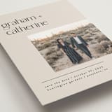 "Modern lines" - Save the Dates in Natural by Leah Ragain - Detail