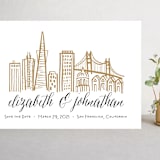 "Skyline - San Francisco" - Save the Dates in Gold Coast by Abby Munn - Front
