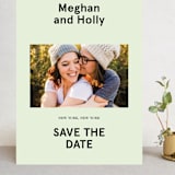 "Booklet" - Save the Dates in Fern by Jack Knoebber - Front