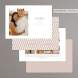 "Etching" - Save the Dates in Dusty by Up Up Creative - Back of Card Options