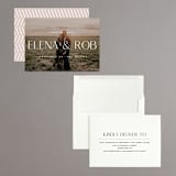 "Etching" - Save the Dates in Dusty by Up Up Creative - Assembled