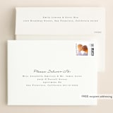 "Forevermore" - Save the Dates in Ebony by Angela Thompson - FREE Recipient Addressing