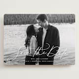 "Subtle Rise" - Save the Dates in Snowfall by Lauren Chism - Front