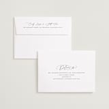 "Subtle Rise" - Save the Dates in Snowfall by Lauren Chism - FREE Recipient Addressing