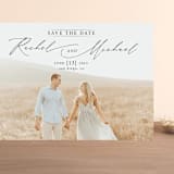 "And she said yes" - Save the Dates in Noir by Alice Carmen - Front