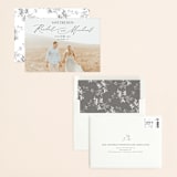 "And she said yes" - Save the Dates in Noir by Alice Carmen - Assembled