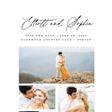 "simple grid" - Save the Dates in Tuxedo by Leah Ragain - Detail