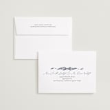 "Neddy" - Save the Dates in Blue Spruce by Carrie ONeal - FREE Recipient Addressing