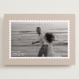 "Stamp" - Save the Dates in Taupe by Claire - Front