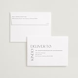 "Deux" - Save the Dates in Quartz by Catherine Culvenor - FREE Recipient Addressing