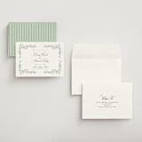 "Romantic Garden" - Save the Dates in Mint by Melinda Denison - Assembled