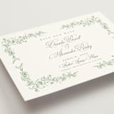"Romantic Garden" - Save the Dates in Mint by Melinda Denison - Detail