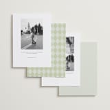 "Swoon" - Save the Dates in Lemongrass by Sam Dubeau - Back of Card Options