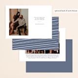 "Mag Spread" - Save the Dates in Cloud by Kate Ross - Back of Card Options