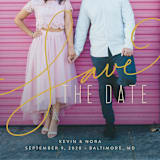 "Signature" - Save the Dates in Antique by Jessica Williams - Detail